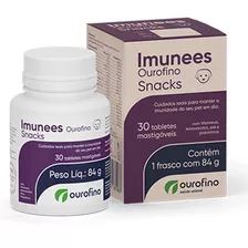 Imunees Snacks Cães 30 Tabs Mastigativeis Imunidade Ourofino