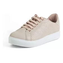 Tênis Casual Bordado New Mestiço Creme 926735d