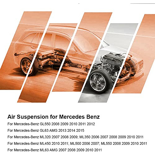 Kit Suspension Trasera Para Mercedes-benz Gl/ml, 2007-2012. Foto 3