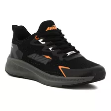 Avia Zapatillas Acordonadas Para Hombre Tob Black/ Orange/ D