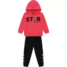 Roupa Calça De Frio Feminina Moletom Conjunto Neon Star Kyly