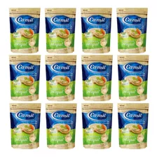 Kit 12 Pacotes De Biscoitos De Arroz Integral Camil 150g