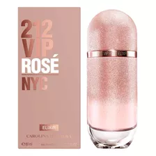 Carolina Herrera 212 Vip Rosé Elixir Edp 80floz Para Feminino