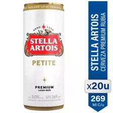 Cerveza Stella Artois Petite Premium Lager 269ml X20