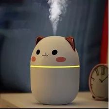 Humidificador De Gato Led Usb Ambientador Colores Difusor