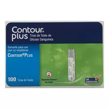 1 Caixas Tiras Contour Plus 100 Unidades