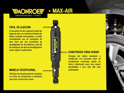 2 Amortiguadores Neumticos Max-air Tra Super Deluxe 47-48 Foto 2