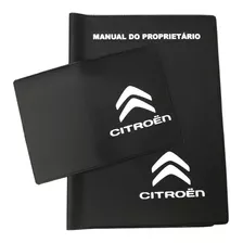 Capa Manual Proprietário Guardar Carro Citroen + Porta Doc.