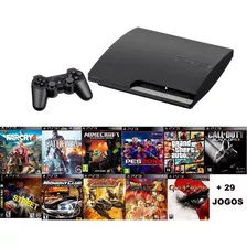 Playstation 3 Usado Play Ps3 + 40 Jogos Originais + Controle