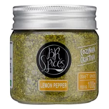 Tempero Lemon Pepper Br Spices Pote 100g