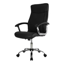 Silla De Oficina Ejecutiva Ergonómica Bolzano Mundo In Color Negro Material Del Tapizado Pu