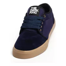 Zapatilla Ancha Lona Skater California Navy The Dark King