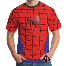 Camisa Do Homem Aranha Masculina Roupas Heroi Camiseta Blusa