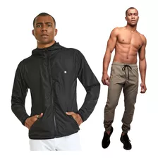  Conjunto Masculino Jaqueta Corta Vento Calça Corta Vento 