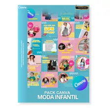 Pack Canva Moda Infantil - Artes Profissionais 