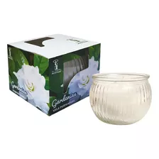 Veladora Gardenia Perfumada Roma Verde Por Pieza Color Blanco 0334