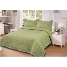 Quilt Bordado Cubrecamas 2 Plaza Reversibles |174