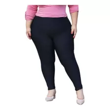 Calça Legging Plus Size Leg Flanelada Térmica Inverno