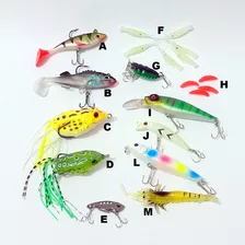 Oferta Pacote 20 Isca Artificial Pesca Trairão Tilápia Piau