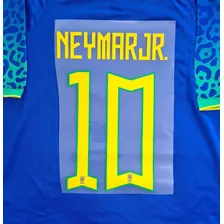 Fonte Personalização Camisa Brasil Nome Número Neymar Jr 10