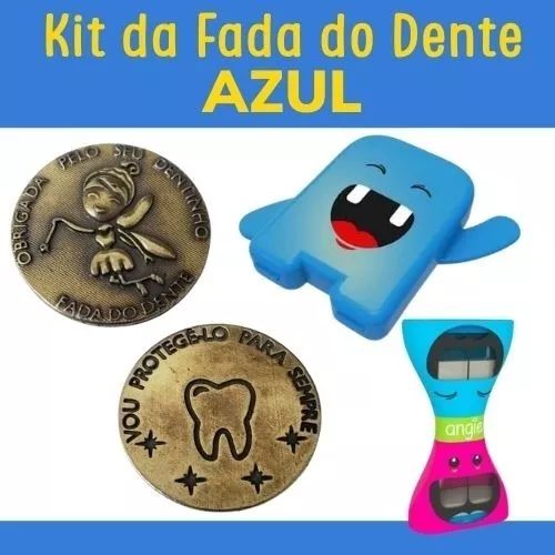 Kit Fada Do Dente - Azul
