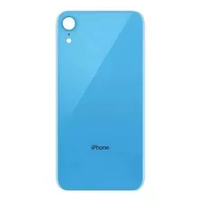 Tapa Trasera Vidrio Compatible iPhone XR Con Logo