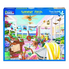 White Mountain Puzzles Porche De Verano - Rompecabezas De 10