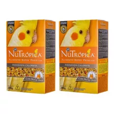 2un Farinhada Calopsita Mel Ovos 200g Nutrópica Super Prem