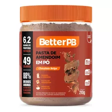 Pasta De Amendoim Em Pó 210g Betterpb Chocolate Belga