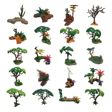 Playmobil Plantas Rocas Arboles Cueva Vegetacion Flores Agua