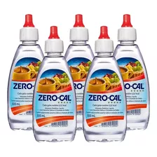 Adoçante Zero Cal Sacarina Liquido 100ml Kit 5