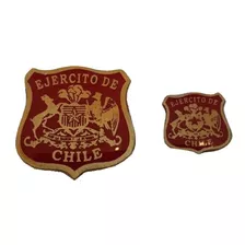 Pack De Pin Solapa E Insignia Ejercito De Chile