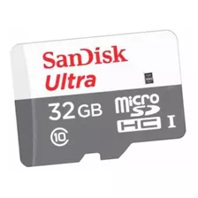 Tarjeta De Memoria Sandisk Sdsquns-032g-gn3ma Ultra Con Adaptador Sd 32gb