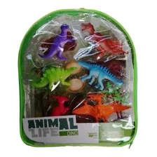 Animal Life Set X6 Dinosaurios + Accesorios Ik0119 Mundotoys