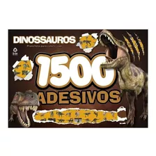 Livro Com 1500 Adesivos Dinossauros Infantil 20 Páginas