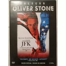 Dvd Duplo Coleção Oliver Stone,jfk,semi-novo,original+brinde