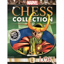 Revista Marvel Chess Collection N° 4 - Loki - 16 Páginas Em Inglês - Editora Eaglemoss - Formato 22 X 27,5 - Capa Mole - 2014 - Bonellihq Abr24