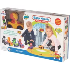 Brinquedo Para Bebe Baby Herois Pista 8 Trilhos