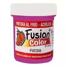 Pintura Al Frio Fusion Color X60 Ml Fucsia