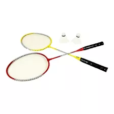 Set De Badminton 2 Raquetas Y 2 Plumillas Sufix Para Niños