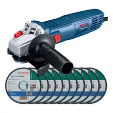 Esmerilhadeira Angular Gws 700 Bosch 220v C/ Kit 10 Discos