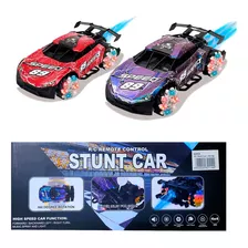 Auto Todo Terreno Con Control Remoto Stunt Car Vamos A Jugar Color Rojo