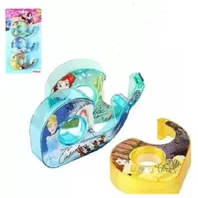 3 Fitas Adesivas Transparentes Com Suporte Princesas/frozen 