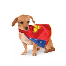 Capa Wonder Woman Accesorio De Disfraz Para Perro Talla: L