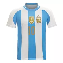 Camiseta Argentina 2024 Tres Estrellas #10