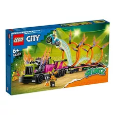 Lego City 60357 Desafío Acrobático Camión Y Anillos De Fuego Cantidad De Piezas 479