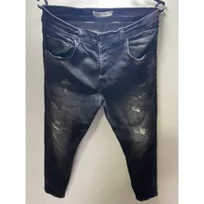 Duas Calça Jeans Zara Preto Tamanha 36 Br