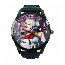 Relogio Arlequina Personalizado Feminino Dc Comics Fc T1344