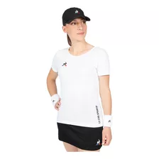Remera Le Coq Sportif Tenis Mujer Ss N1 M Blanco Cli