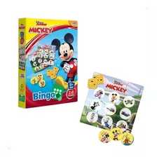 Jogo De Mesa Bingo Mickey Mouse Diversão Disney Toyster